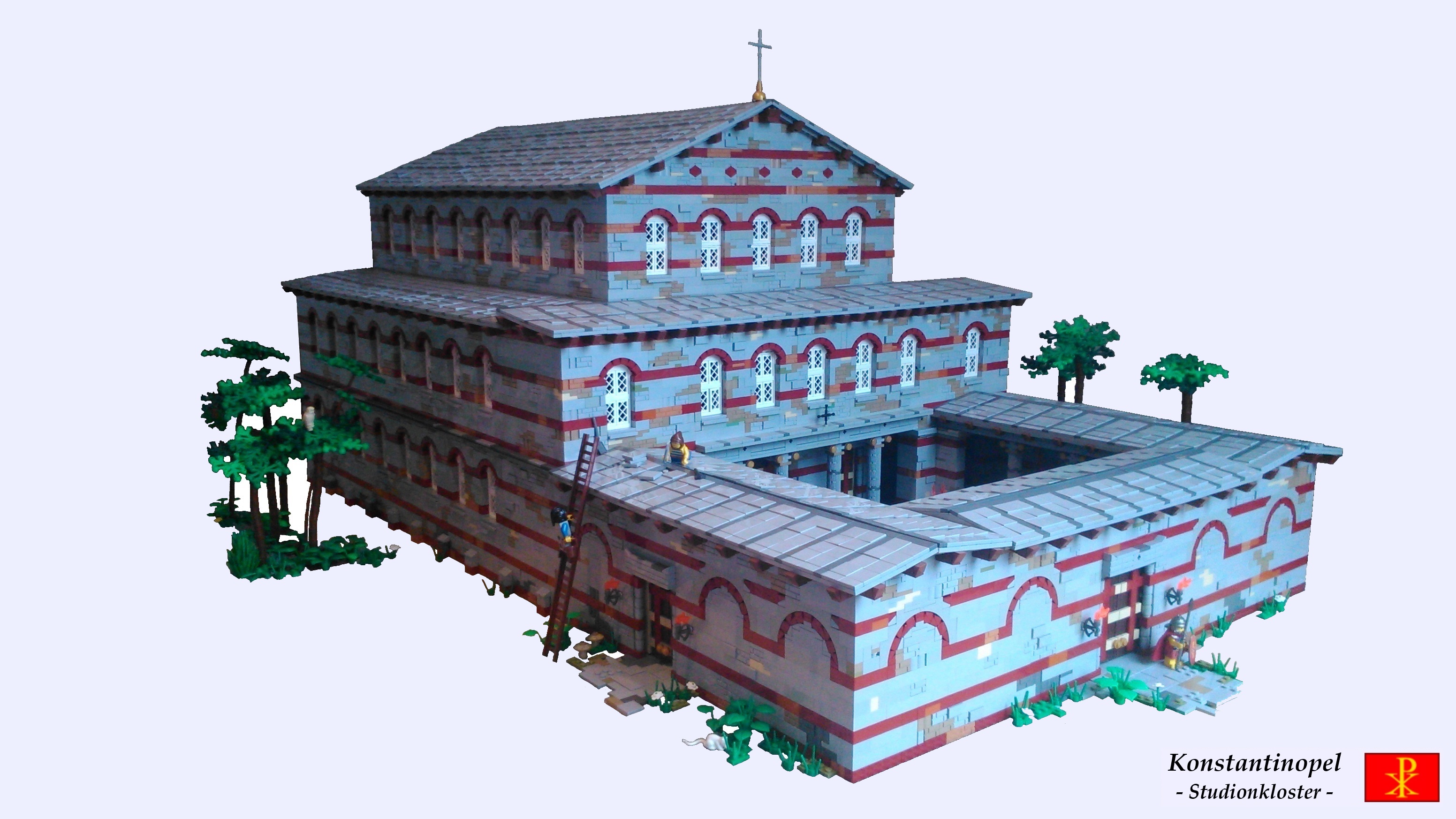 Lego Konstantinápoly - Keresztelő Templom - Forrás: The Eastern Roman Empire ~ Byzanz out of Bricks